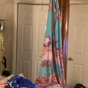 Halter dress beautiful soft colors